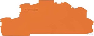 WAGO Abschlussplatte orange 2003-6692