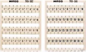 WAGO WMB-Bezeichnungssystem W: 1-50(2x) 793-566 (5 Stück)
