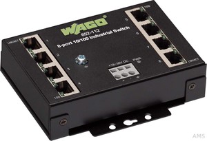 Wago 8 Port Switch 852-112 100BASE-TX INDUSTR.ECO