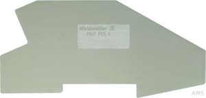 Weidmüller Abschluss-/Zwischenplatte 33x3mm PAP PDU6/10 (20 Stück)