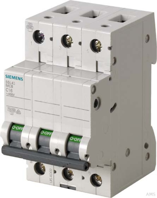 4x Siemens 5SP43 MCB C125 Leitungsschutzschalter Sicherungsautomat Schalter 400V 