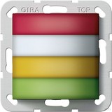 Gira Zimmersignalleuchte Rot/Weiß/Gelb/Grün 594400