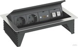 OBO Bettermann Deskbox, klappbar DBK2-M4H D2S2K z. Einbau in Tischplatten